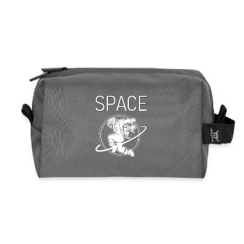 Space Astronaut Raumschiff Aliens - Recycelte Kulturtasche - Anthrazit - Vorne