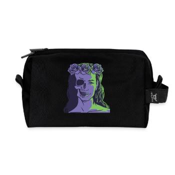 Ancient God Greek Demeter Mythology - Recycled Toiletry Zip Bag - black - Front