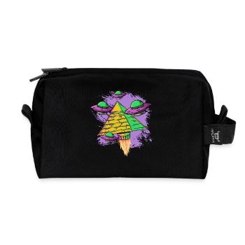 OVNI Pyramide Mythologie Égyptienne - Trousse de toilette en tissu recyclé - noir - Devant
