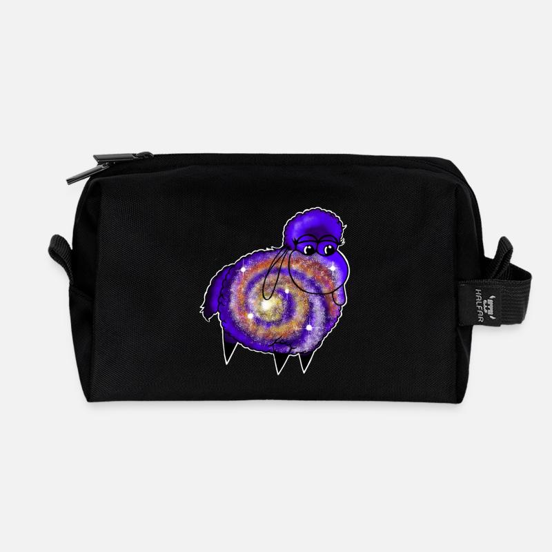 Wolly Sheepling Galaxy Gaming - Recycelte Kulturtasche - Schwarz