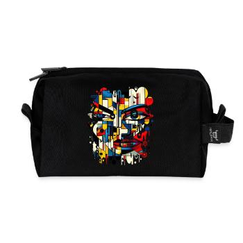 Frauen Girl Power Design Kunst Weiblicher Feminismus Symbol - Recycelte Kulturtasche - Schwarz - Vorne