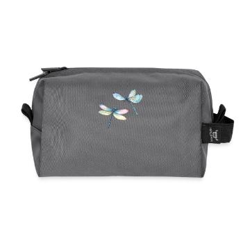 Libelle Duo Dragonfly Duo - Recycelte Kulturtasche - Anthrazit - Vorne