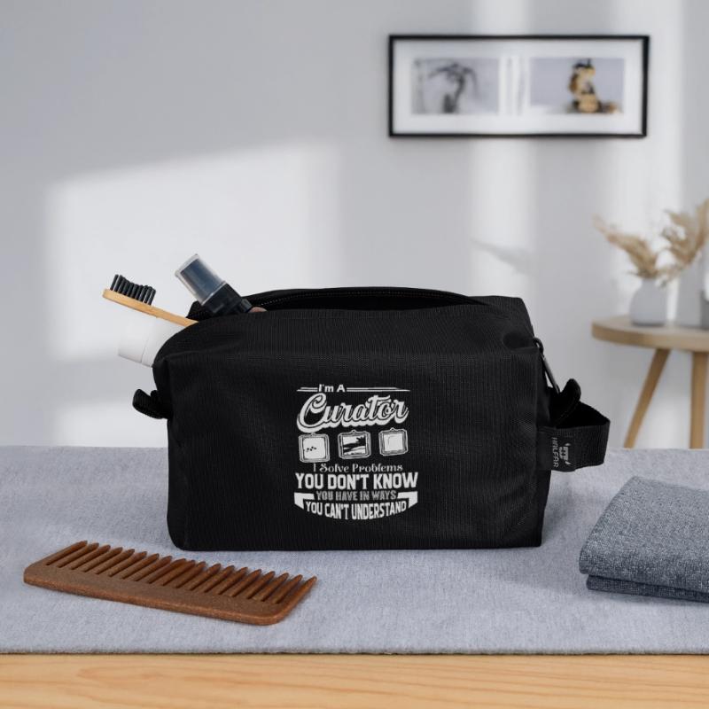 Curator Curator Solves Problems Recycled Toiletry Zip Bag