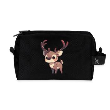 Caribou Karibus Karibu - Recycelte Kulturtasche - Schwarz - Vorne
