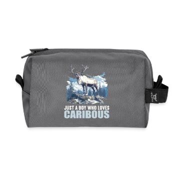 Caribou Karibus Karibu - Recycelte Kulturtasche - Anthrazit - Vorne