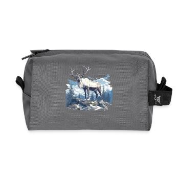 Caribou Karibus Karibu - Recycelte Kulturtasche - Anthrazit - Vorne