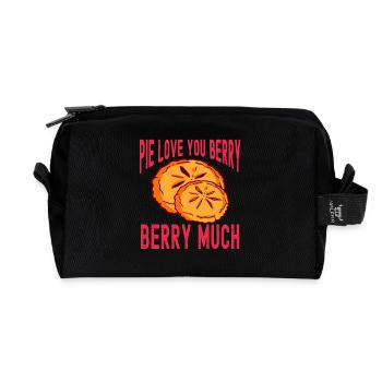 Tarte Love You Berry Baking - Trousse de toilette en tissu recyclé - noir - Devant