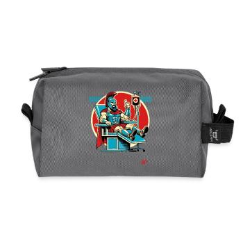 Leo the Nidas Spartan Blood Donor Hero - Recycled Toiletry Zip Bag - anthracite - Front