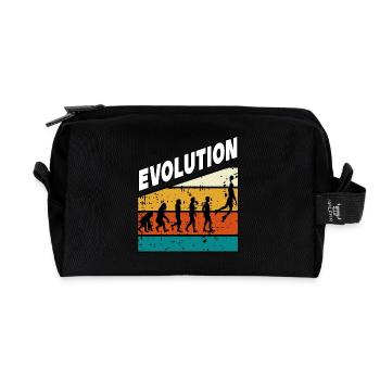 Baller Player Hoops Evolution Basketball - Recycled Toiletry Zip Bag - black - Front