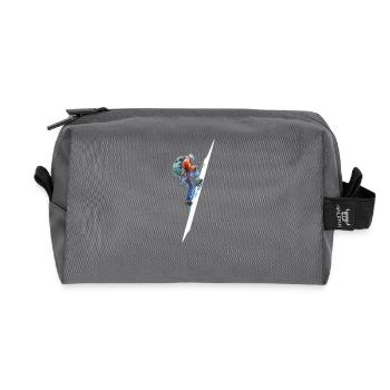 Extrem-Eiskletterer-Abenteuer Extreme Climber - Recycelte Kulturtasche - Anthrazit - Vorne