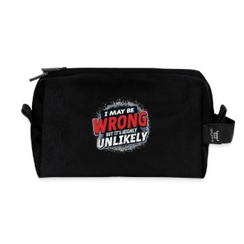 CITATION TENDANCE - Trousse de toilette en tissu recyclé - noir - Devant