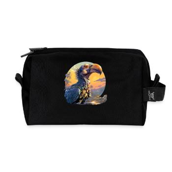 Dodos Dodo - Recycled Toiletry Zip Bag - black - Front
