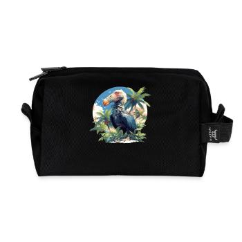 Dodos Dodo - Recycled Toiletry Zip Bag - black - Front