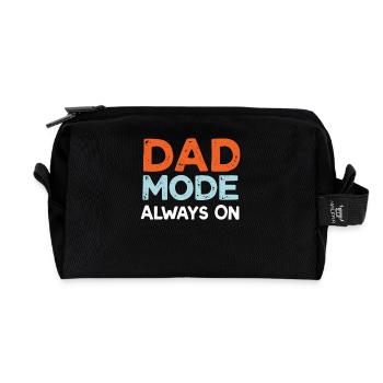 Mode de papa toujours sur drôle papa disant pères - Trousse de toilette en tissu recyclé - noir - Devant