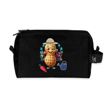 Jardinier de cacahuètes Jardinage Jardinage Légumes - Trousse de toilette en tissu recyclé - noir - Devant
