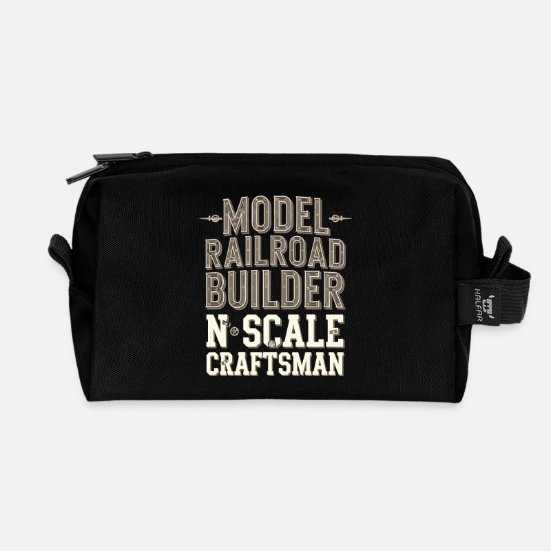 Précision dans le modélisme - Trousse de toilette en tissu recyclé - noir