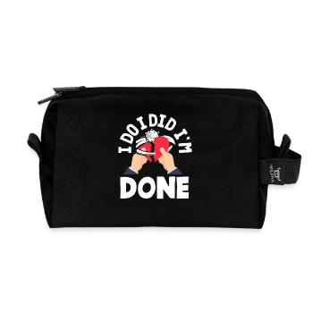 Ich Habe, Ich Habe, Ich Bin Fertig Mit Der - Recycelte Kulturtasche - Schwarz - Vorne