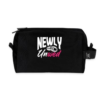 Neu Unverheiratete Ringe Humor Scheidung - Recycelte Kulturtasche - Schwarz - Vorne
