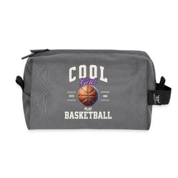 Basketball Femmes Filles - Trousse de toilette en tissu recyclé - anthracite - Devant