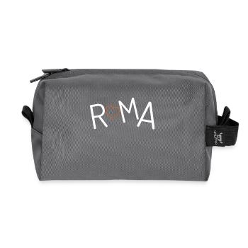 Roma Italia Gift Idea Rome Italy Vatican - Recycled Toiletry Zip Bag - anthracite - Front