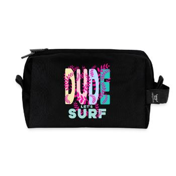 Dude - Recycelte Kulturtasche - Schwarz - Vorne