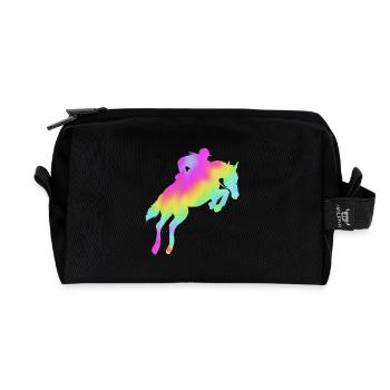 Show Jumping Show Jumping - Recycled Toiletry Zip Bag - black - Front