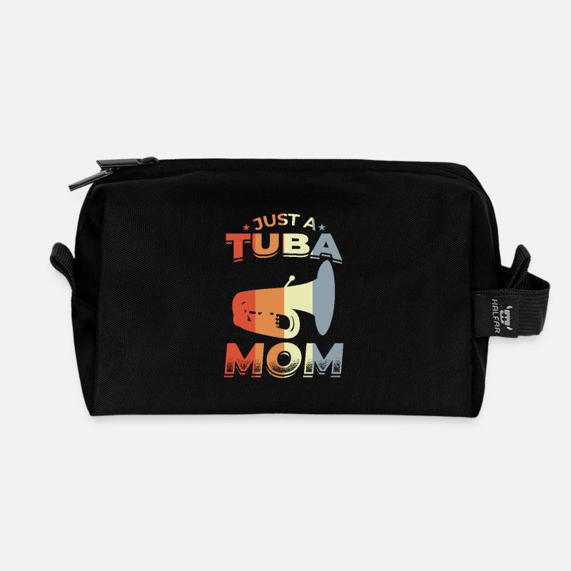 Tuba Mutter - Recycelte Kulturtasche - Schwarz