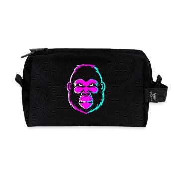 Gorilla - Recycled Toiletry Zip Bag - black - Front