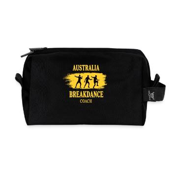 Breakdance Coach Motif – Dancer Outfit with Style - Recycled Toiletry Zip Bag - black - Front