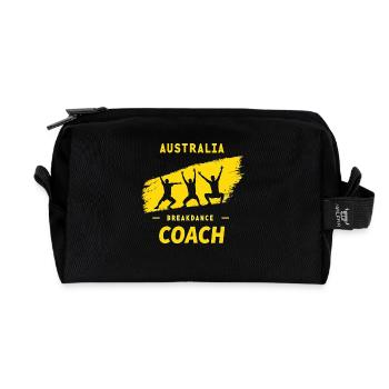 Breakdance Coach Motif – Dancer Outfit with Style - Recycled Toiletry Zip Bag - black - Front