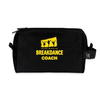 Breakdance Coach Motif – Dancer Outfit with Style - Recycled Toiletry Zip Bag - black - Front