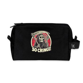 Faucheuse honteuse étrangère embarrassante - Trousse de toilette en tissu recyclé - noir - Devant