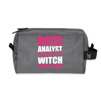 Geek Data Collector Datenanalyse Datenwissenschaft - Recycelte Kulturtasche - Anthrazit - Vorne