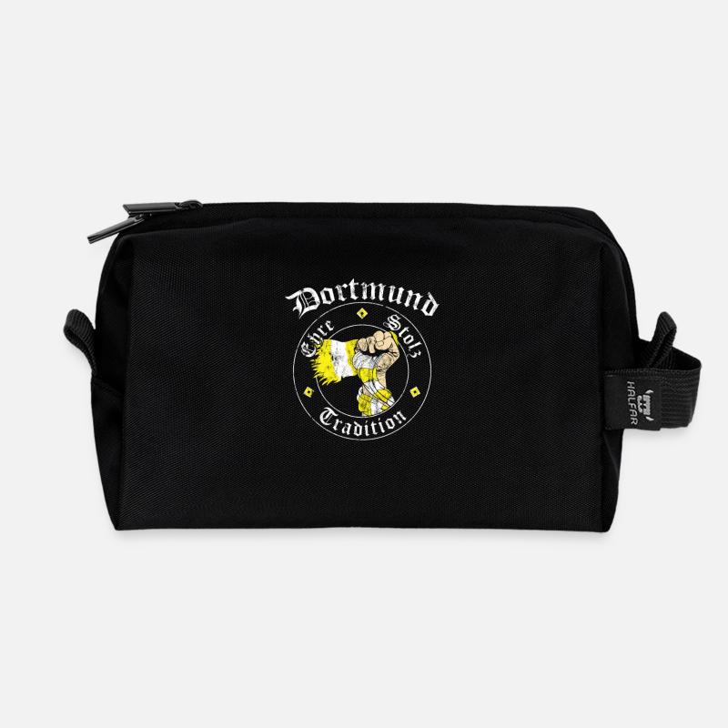 Dortmund Ehre Stolz Tradition No II - Recycelte Kulturtasche - Schwarz