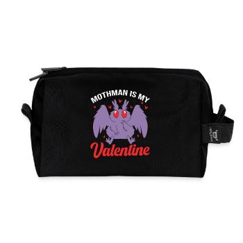 Papillon de nuit - Trousse de toilette en tissu recyclé - noir - Devant
