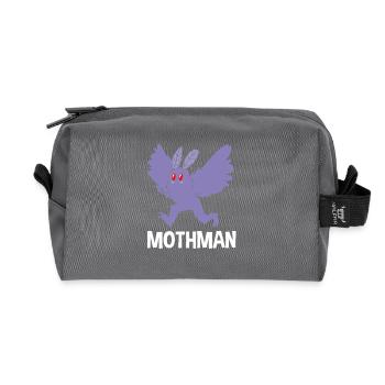 Mottenmann - Recycelte Kulturtasche - Anthrazit - Vorne