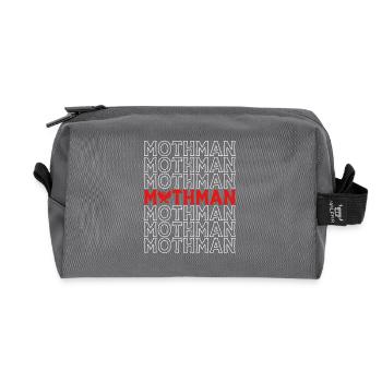 Papillon de nuit - Trousse de toilette en tissu recyclé - anthracite - Devant