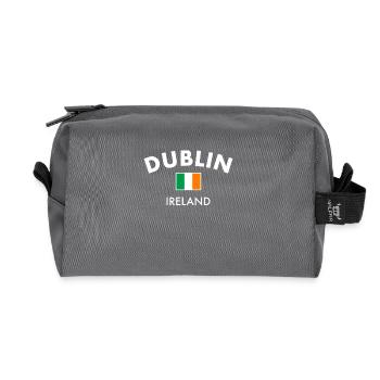 Dublin Ireland Irland Irische Flagge Stolzer Ire - Recycelte Kulturtasche - Anthrazit - Vorne