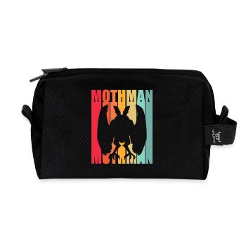 Mottenmann - Recycelte Kulturtasche - Schwarz - Vorne