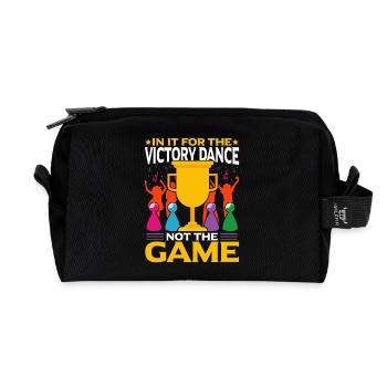 Board Games Fun And Games Board Game Humor Jokes - Recycled Toiletry Zip Bag - black - Front