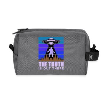 OVNI Bigfoot Yeti Sasquatch - Trousse de toilette en tissu recyclé - anthracite - Devant