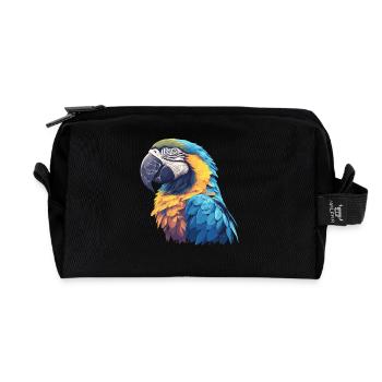 L’ère de l’ara - Trousse de toilette en tissu recyclé - noir - Devant