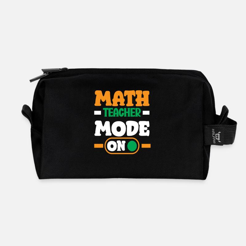 Mathe Lehrer Mathematik Geschenk - Recycelte Kulturtasche - Schwarz