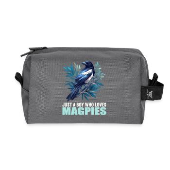 Elstern Elster - Recycelte Kulturtasche - Anthrazit - Vorne