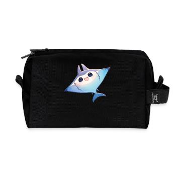 Manta Rays Manta Rays - Recycled Toiletry Zip Bag - black - Front