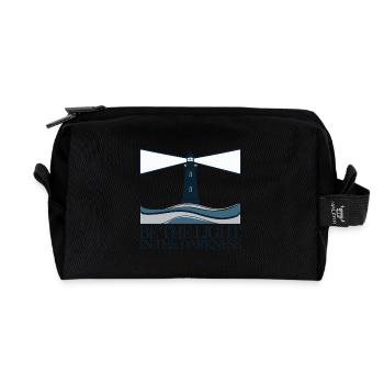 LIGHTHOUSES - Recycled Toiletry Zip Bag - black - Front