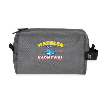 Carnaval de Mainzer KarneWAL Carnaval - Trousse de toilette en tissu recyclé - anthracite - Devant