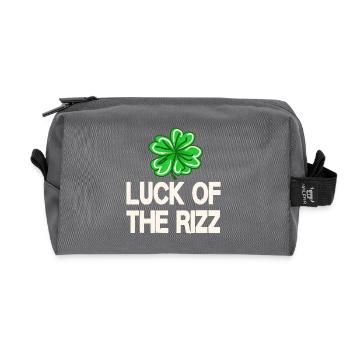 shamrock irish rizz lucky st patricks day - Recycelte Kulturtasche - Anthrazit - Vorne