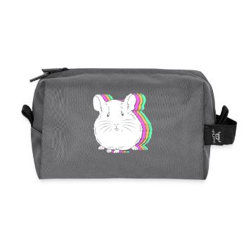 Chinchilla - Recycelte Kulturtasche - Anthrazit - Vorne
