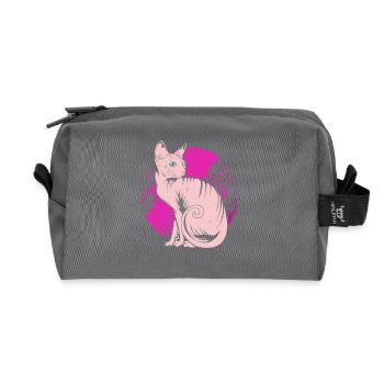 Sphynx - Recycelte Kulturtasche - Anthrazit - Vorne